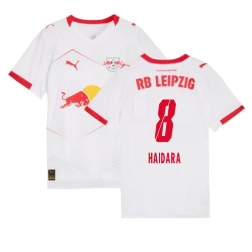 2025-2026 Red Bull Leipzig Home Shirt (Kids) (Haidara 8)