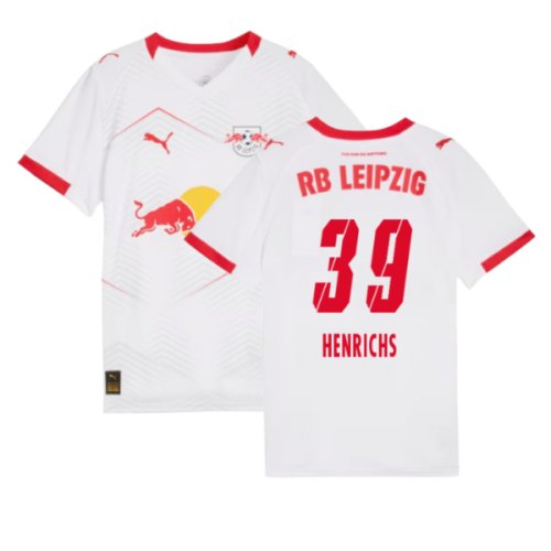 2025-2026 Red Bull Leipzig Home Shirt (Kids) (Henrichs 39)