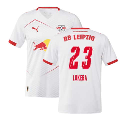 2025-2026 Red Bull Leipzig Home Shirt (Lukeba 23)