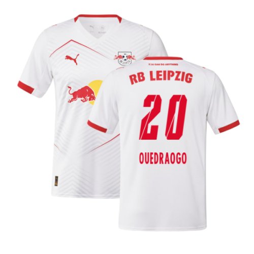 2025-2026 Red Bull Leipzig Home Shirt (Ouedraogo 20)
