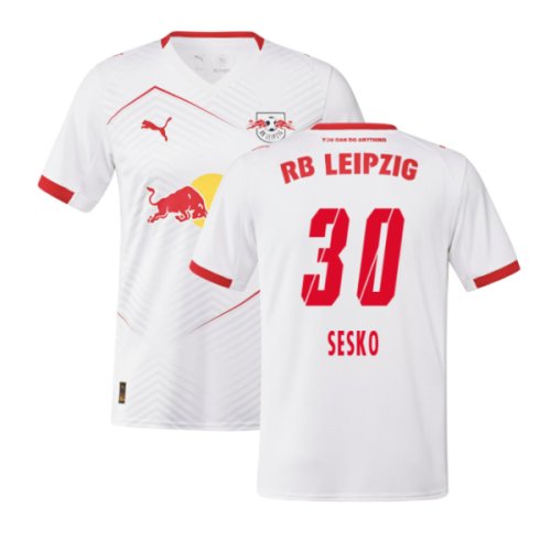 2025-2026 Red Bull Leipzig Home Shirt (Sesko 30)
