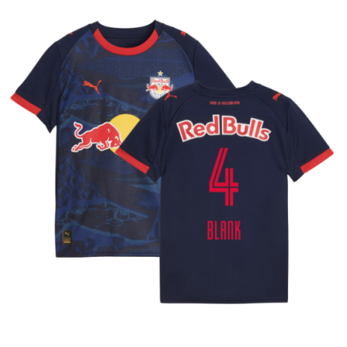 2025-2026 Red Bull Salzburg Away Shirt (Kids) (Blank 4)