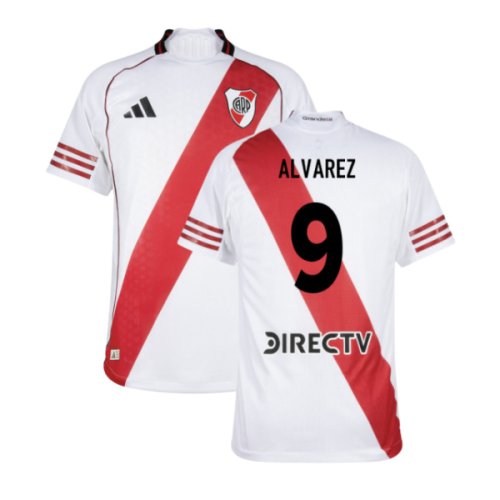 2025-2026 River Plate Authentic Home Shirt (Alvarez 9)
