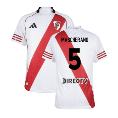 2025-2026 River Plate Authentic Home Shirt (Mascherano 5)