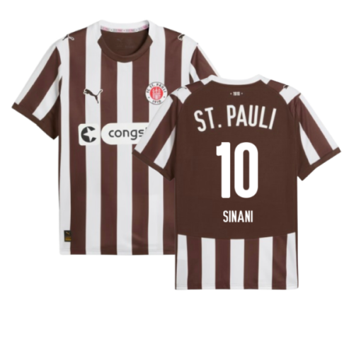 2025-2026 St Pauli Home Shirt (Sinani 10)