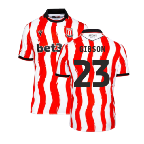 2025-2026 Stoke City Home Shirt (Gibson 23)