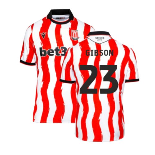 2025-2026 Stoke City Home Shirt (Gibson 23)