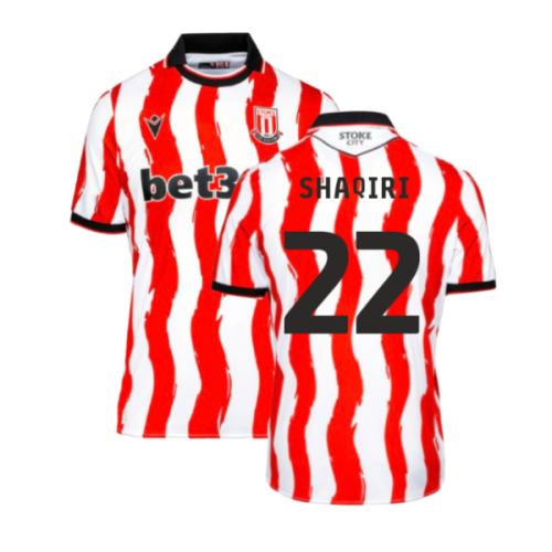 2025-2026 Stoke City Home Shirt (Shaqiri 22)