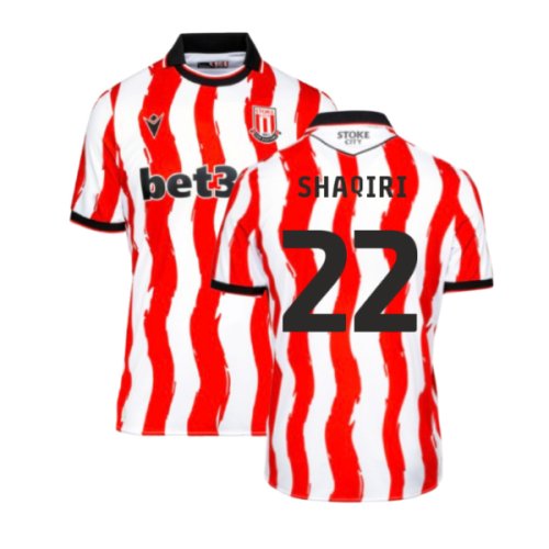 2025-2026 Stoke City Home Shirt (Shaqiri 22)