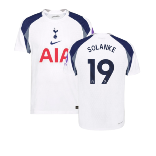 2025-2026 Tottenham Hotspur Authentic Home Shirt (Solanke 19)