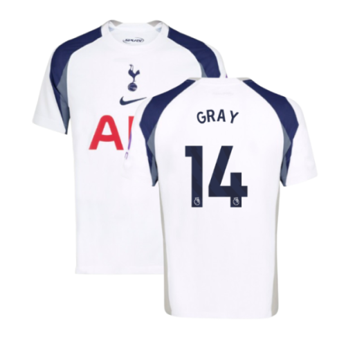 2025-2026 Tottenham Hotspur Home Shirt (Gray 14)