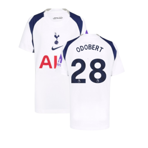 2025-2026 Tottenham Hotspur Home Shirt (Kids) (Odobert 28)