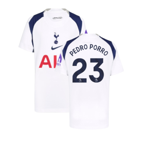 2025-2026 Tottenham Hotspur Home Shirt (Kids) (Pedro Porro 23)