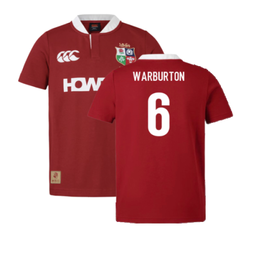 2025 British & Lions Classic SS Rugby Shirt (Warburton 6)