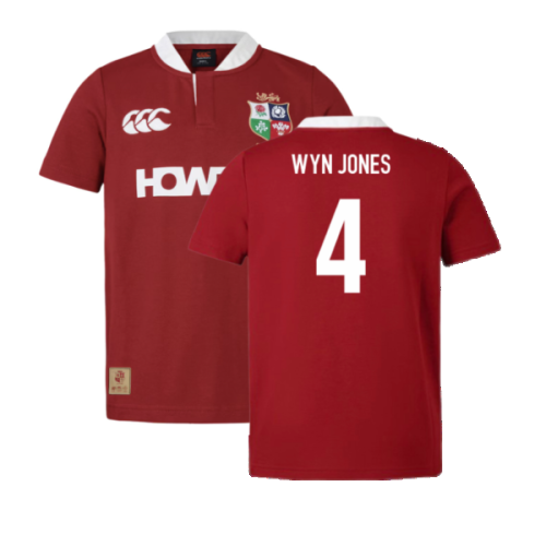 2025 British & Lions Classic SS Rugby Shirt (Wyn Jones 4)