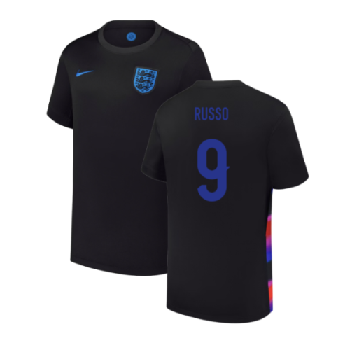2025 England Womens Team Away Shirt (Kids) (RUSSO 9)