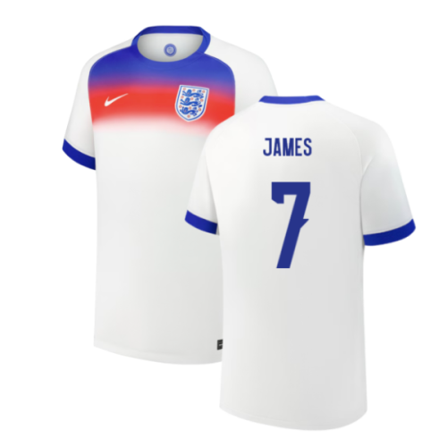 2025 England Womens Team Home Shirt (Kids) (JAMES 7)