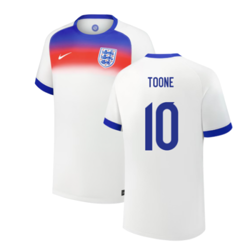 2025 England Womens Team Home Shirt (Kids) (TOONE 10)