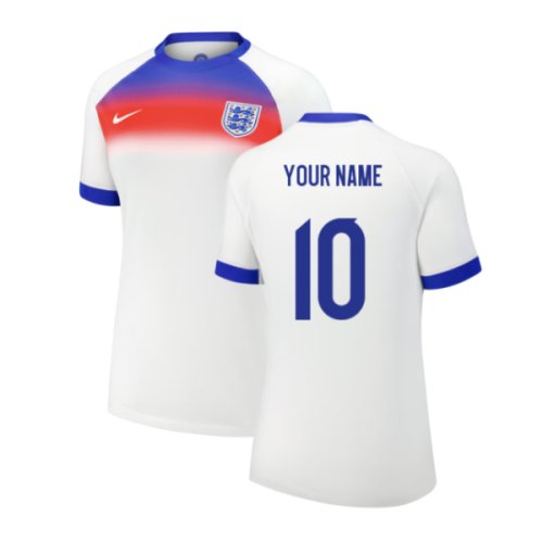 2025 England Womens Team Home Shirt (Ladies) (Your Name)