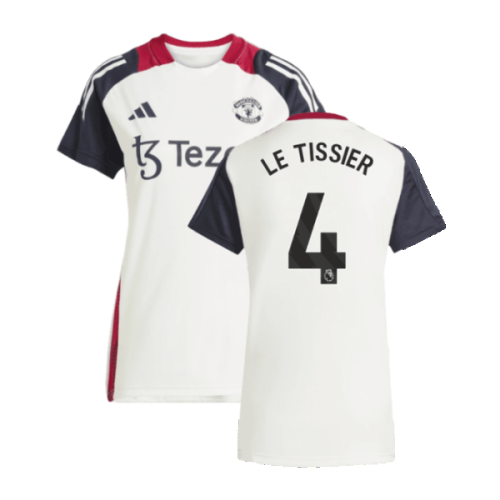 2025 Man Utd Training Jersey (Off White) - Womens (Le Tissier 4)