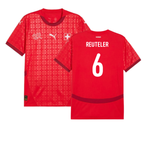 2025 Switzerland EUR25 Home Shirt (Unisex) (Reuteler 6)