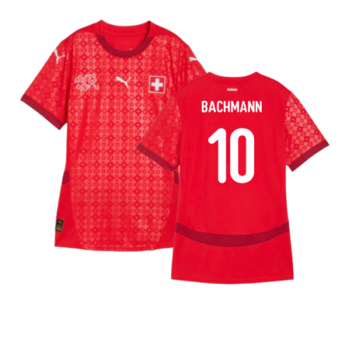 2025 Switzerland EUR25 Home Shirt (Womens) (Bachmann 10)