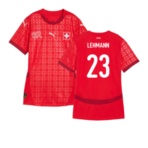 2025 Switzerland EUR25 Home Shirt (Womens) (Lehmann 23)