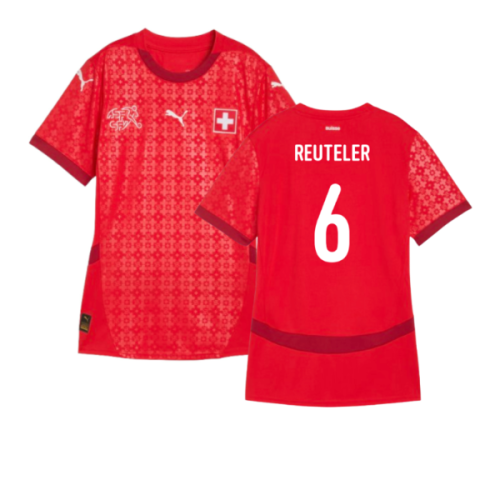 2025 Switzerland EUR25 Home Shirt (Womens) (Reuteler 6)