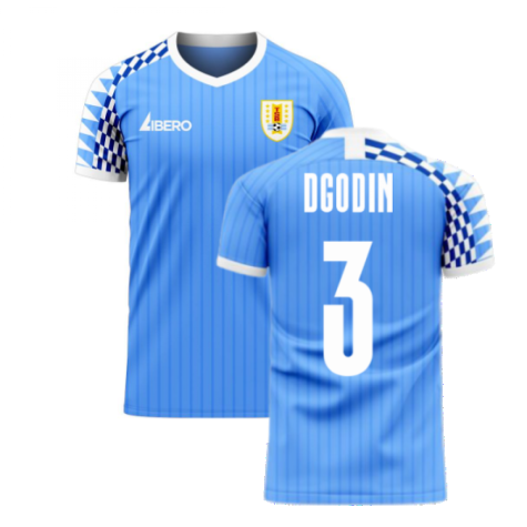 Uruguay 2024-2025 Home Concept Football Kit (Libero) (D GODIN 3)