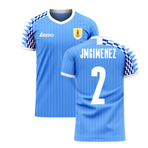 Uruguay 2024-2025 Home Concept Football Kit (Libero) (J M GIMENEZ 2)