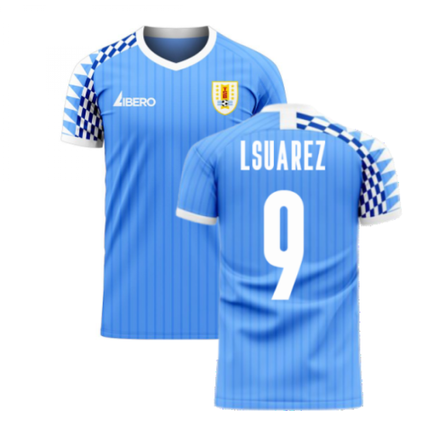 Uruguay 2025-2026 Home Concept Football Kit (Libero) (L SUAREZ 9)