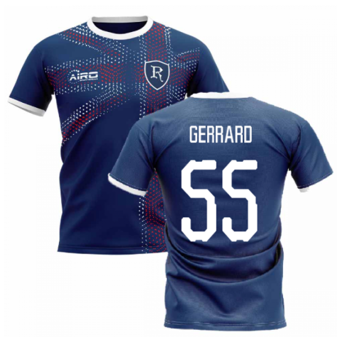 2024-2025 Glasgow Home Concept Football Shirt (Gerrard 55)