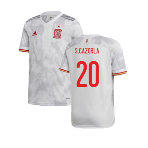 Spain 2024-2025 Home Concept Football Kit (Libero) (S.CAZORLA 20)