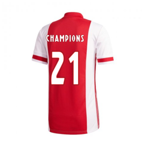 2020-2021 Ajax Adidas Home Shirt (Kids) (Champions 21)