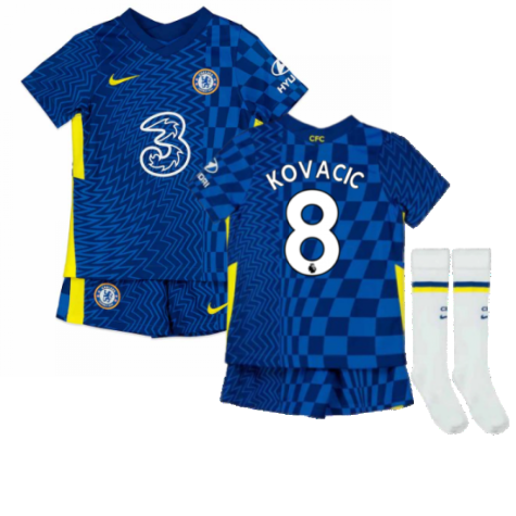 2021-2022 Chelsea Little Boys Home Mini Kit (KOVACIC 8)