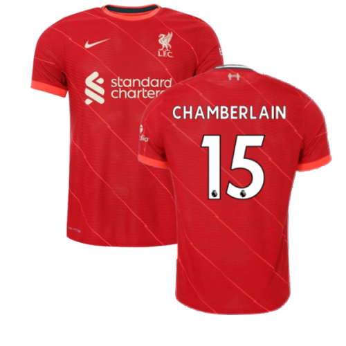 Liverpool 2021-2022 Vapor Home Shirt (Kids) (CHAMBERLAIN 15)