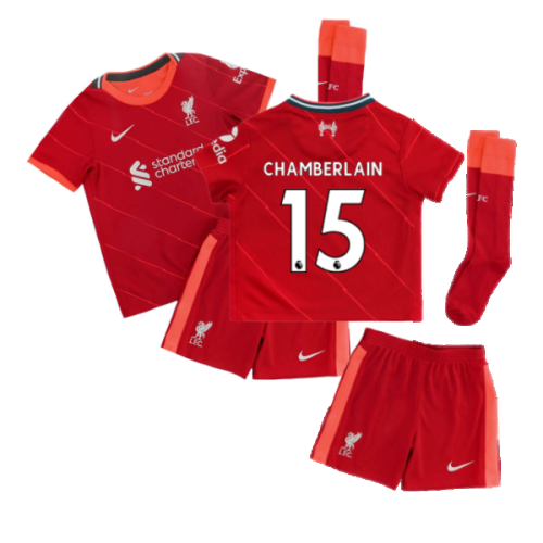 Liverpool 2021-2022 Home Little Boys Mini Kit (CHAMBERLAIN 15)