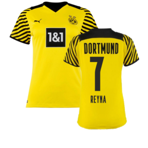 2021-2022 Borussia Dortmund Home Shirt (Ladies) (REYNA 7)