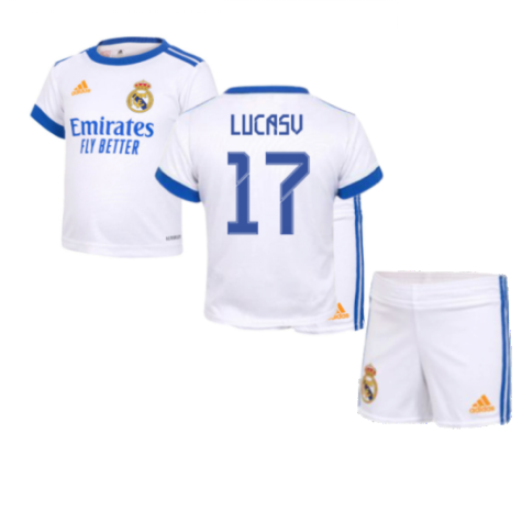 Real Madrid 2021-2022 Home Baby Kit (LUCAS V 17)