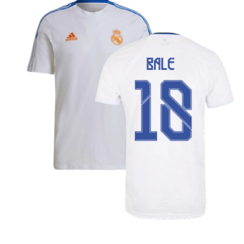 Real Madrid 2021-2022 Training Tee (White) (BALE 18)