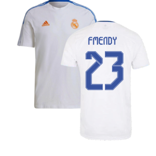 Real Madrid 2021-2022 Training Tee (White) (F MENDY 23)