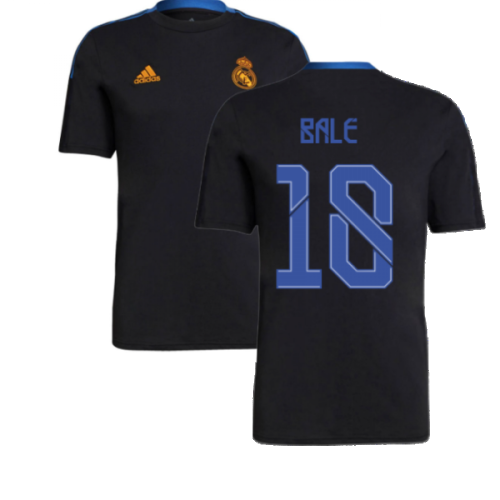 Real Madrid 2021-2022 Training Tee (Black) (BALE 18)