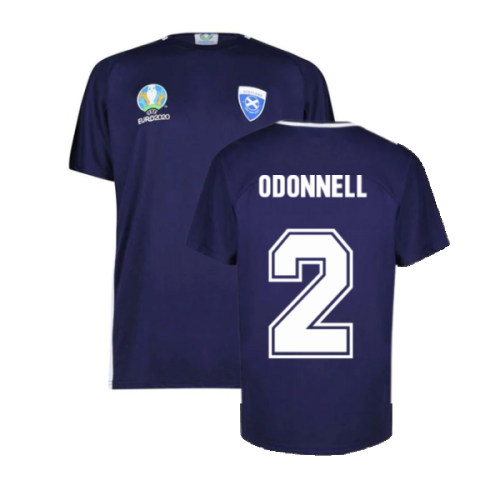 Scotland 2021 Polyester T-Shirt (Navy) (O DONNELL 2)