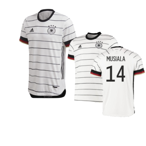 2020-2021 Germany Authentic Home Adidas Football Shirt (MUSIALA 14)