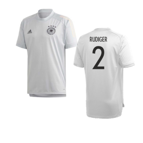 2020-2021 Germany Adidas Training Shirt (Grey) (RUDIGER 2)