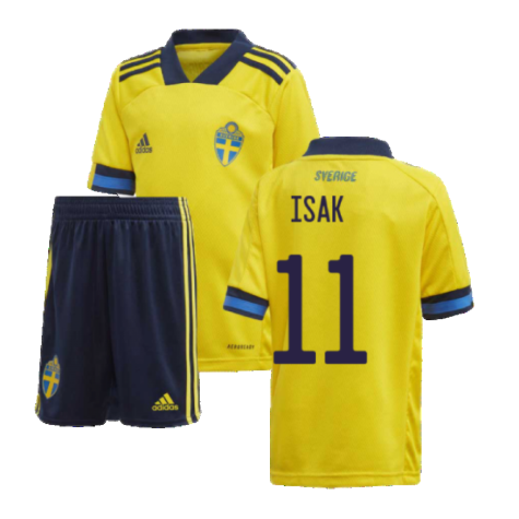 2020-2021 Sweden Home Adidas Womens Shirt (QUAISON 22)