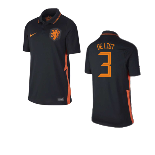 2020-2021 Holland Away Nike Football Shirt (Kids) (DE LIGT 3)