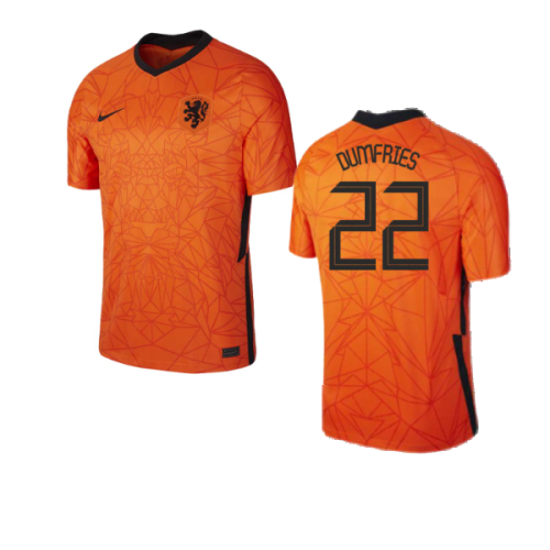 2020-2021 Holland Home Nike Football Shirt (Kids) (DUMFRIES 22)