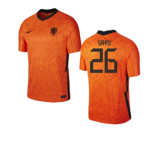 2020-2021 Holland Home Nike Football Shirt (Kids) (GAKPO 26)