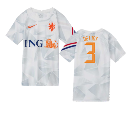 2020-2021 Holland Pre-Match Training Shirt (White) - Kids (DE LIGT 3)